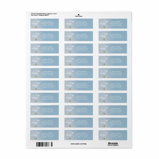我々は早くあなたを待つ感謝していことが差出人住所 ラベル (フルシート)