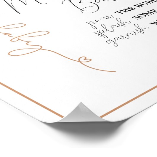 我々は早期に茶色のバルーンベビーママosaバー待つ ポスター (角)