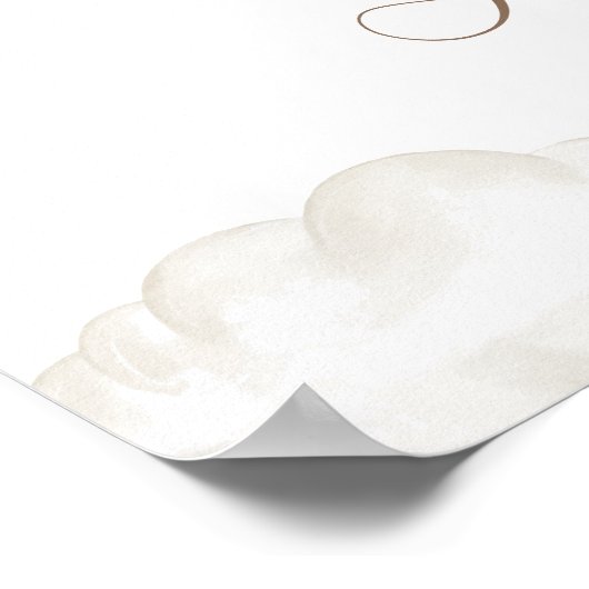 我々は明らかにニュートラルウェルカムベビーシャワーを待つ ポスター (角)