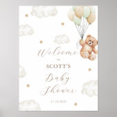 我々は明らかにニュートラルウェルカムベビーシャワーを待つ ポスター (正面)