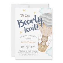 我々は明らかにニュートラルテディベア赤ちゃんシャワーを待つことができる