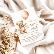 我々は明らかに待つことができる水の色をクマ赤ちゃんシャワー