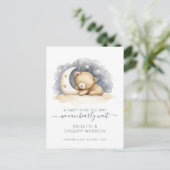 我々は明らかに待つベビーベアームーン妊娠 案内ポストカード (スタンド正面)