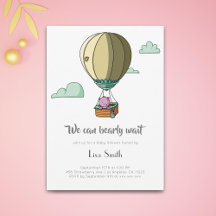 我々は明らかに待つ女の子ピンクの赤ちゃんシャワー