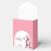 我々は明らかに待つ水の色ベビーシャワー フェイバーボックス (オープン)