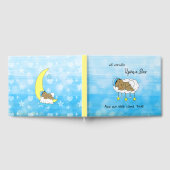 我々は星の男の子の赤ん坊のシャワーのエスニックを願った ゲストブック (全面)