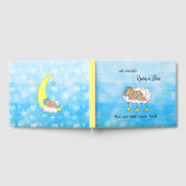 我々は星の男の子の赤ん坊のシャワーのエスニックを願った ゲストブック (全面)