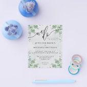 我々は書の緑のユーカリ予算を行う チラシ (シングル)