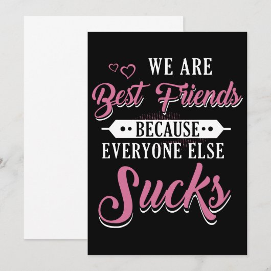 我々は最高の友tシャツだ (正面/裏面)