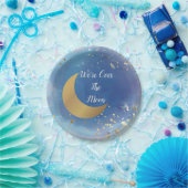 我々は月のベビーシャワープレート ペーパープレート (パーティー)