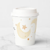 "我々は月の上にある"赤ちゃんシャワー紙カップ 紙コップ (左)