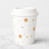 "我々は月の上にある"赤ちゃんシャワー紙カップ 紙コップ (裏面)