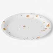 "我々は月の上にある"赤ちゃんシャワー紙プレート ペーパープレート (アングル)