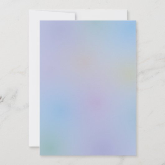 我々は月の小さなバニー少年の赤ちゃんシャワー上にある 招待状 (裏面)