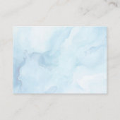 我々は月男の子の赤ちゃんシャワーおむつラッフル上にある エンクロージャーカード (裏面)