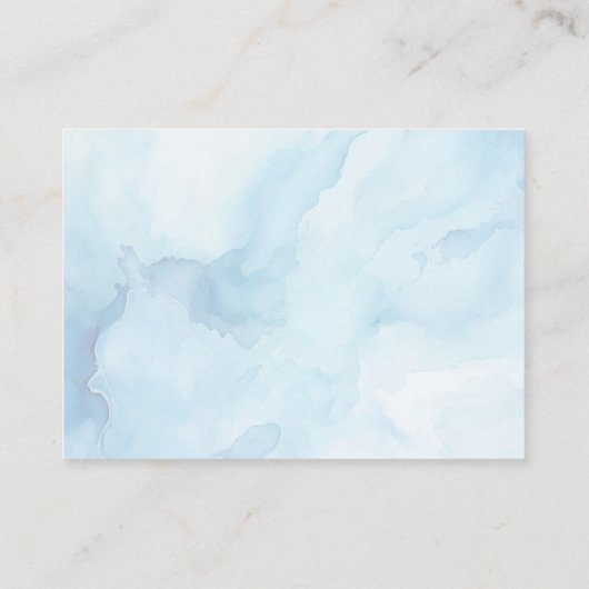 我々は月男の子の赤ちゃんシャワーおむつラッフル上にある エンクロージャーカード (裏面)