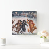 我々は朝まで家に帰らない、ルイス・ワーイン スクエア壁時計 (ホーム)