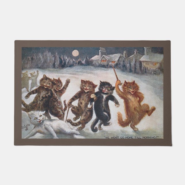 我々は朝まで家に帰らない、ルイス・ワーイン ドアマット (正面)