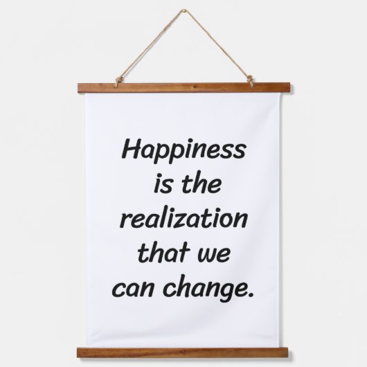 我々は木製のトップウォールタペストリーを変更することができる 吊り下げ型タペストリー (正面)
