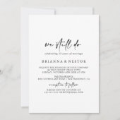 我々は未だモダンエレガント誓う 招待状 (正面)