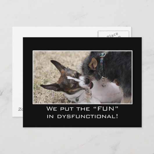 我々は本当に「おもしろい」を機能不全に陥れた ポストカード (正面/裏面)