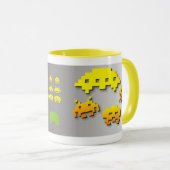 我々は来平和エイリアンに マグカップ (正面右)