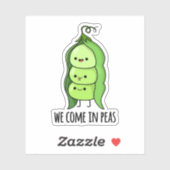 我々は来Peasピーおもしろいプンで シール (シート)