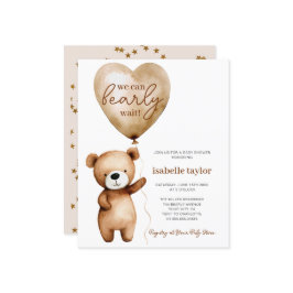 我々は格別に待つことができるバジェット赤ちゃんシャワー招待状