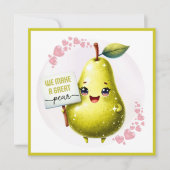 我々は梨のバ素晴らしレンタインデーを作るカスタム シーズンカード (正面)