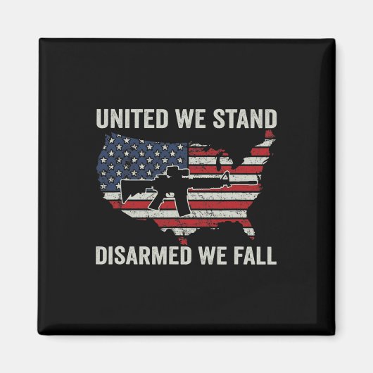 我々は武装解除We秋- Pro Guns Usa国旗Ar15 マグネット (正面)