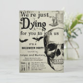 我々は死にかけているハローウィンパーティ招待状 招待状 (スタンド正面)