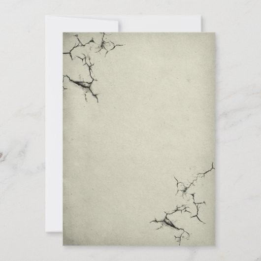 我々は死にかけているハローウィンパーティ招待状 招待状 (裏面)