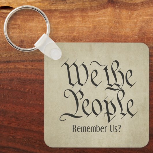 我々は民だ！ キーホルダー (正面)