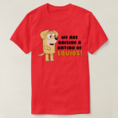 我々は民族大権を引き上げている Tシャツ (デザイン正面)