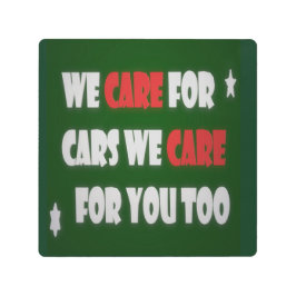 我々は気に車に行く メタルプリント