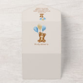 我々は水の色のクマを待つことができる オールインワン招待状 (外側)