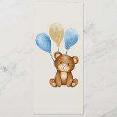 我々は水の色のクマを待つことができる メニュー (裏面)