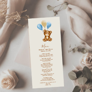 我々は水の色のクマを待つことができる メニュー