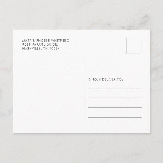 我々は水の色ひまわり移動 案内ポストカード (裏面)