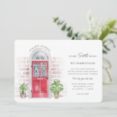 我々は水の色シックな赤いドア移動を移動 案内状 (スタンド正面)