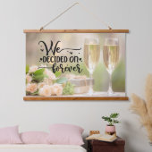 我々は永遠に決めた 吊り下げ型タペストリー (寝室)