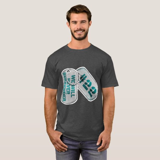 我々は決して降伏しない Tシャツ (正面フル)