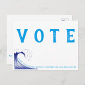 我々は波紋を作る。共に波紋を作る! ポストカード (正面/裏面)