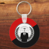 我々は無名無政府主義者の国旗である キーホルダー (正面)