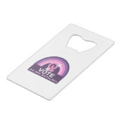 我々は無慈悲な投票 クレジットカード栓抜き (裏面アングル)