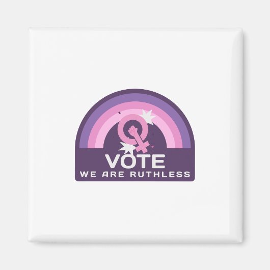 我々は無慈悲な投票 マグネット (正面)