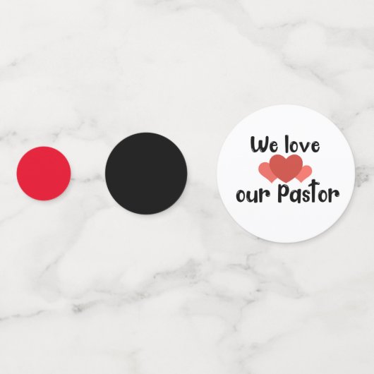 我々は牧師を愛している コンフェッティ (裏面)