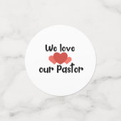 我々は牧師を愛している コンフェッティ (スモール正面)