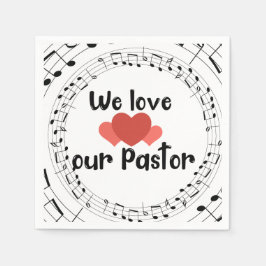 我々は牧師を愛している スタンダードカクテルナプキン