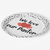 我々は牧師を愛している ペーパープレート (アングル)